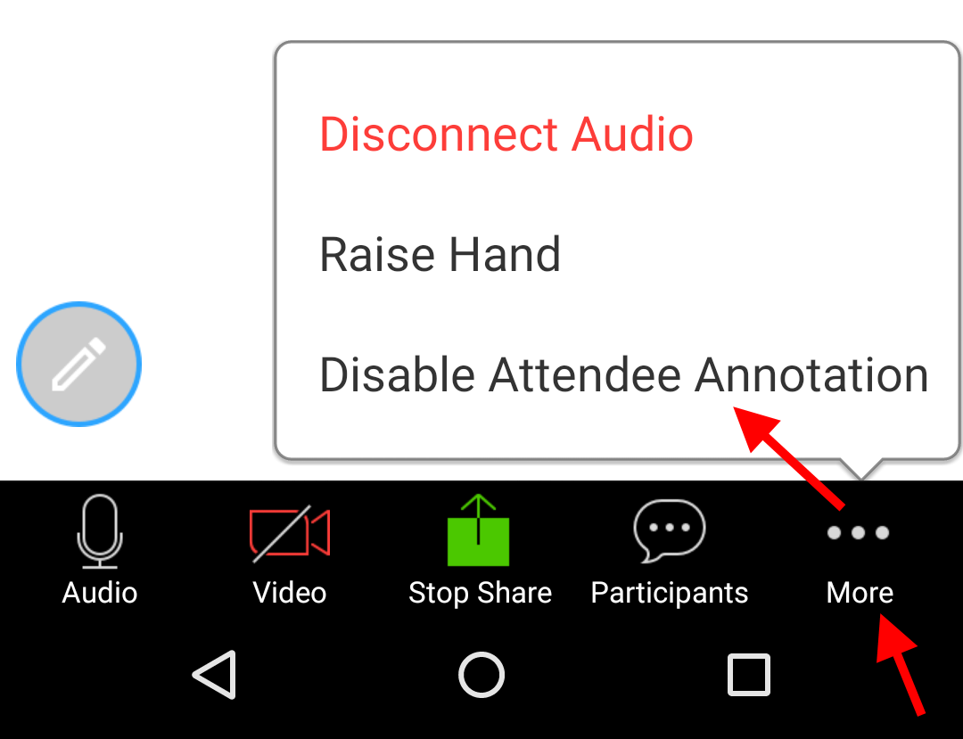 Disable attendee annotation