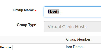 Group Name field